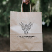 Modern Phoenix Custom Business, groot Rubberstempel