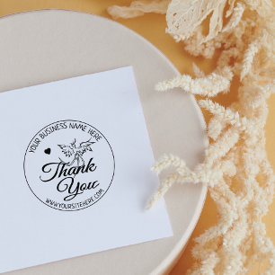 Modern Phoenix Custom Business Hartelijk dank Rubberstempel
