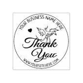 Modern Phoenix Custom Business Hartelijk dank Rubberstempel (Afrduk)