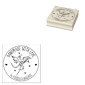 Modern Phoenix Custom Handmade with love, Rubberstempel (Gestempeld)