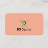 Modern Phoenix Logo Business Card Visitekaartje (Voorkant)