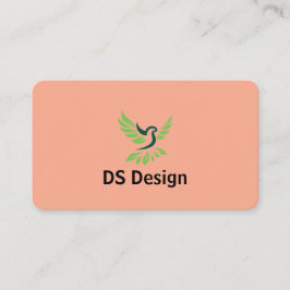 Modern Phoenix Logo Business Card Visitekaartje