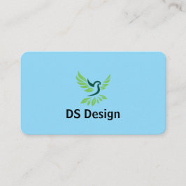 Modern Phoenix Logo Business Card Visitekaartje