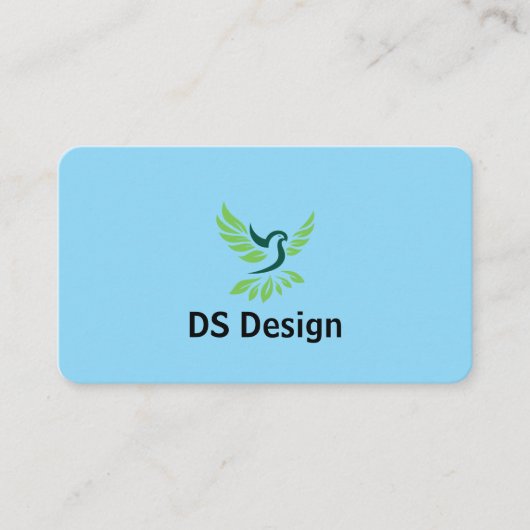 Modern Phoenix Logo Business Card Visitekaartje (Voorkant)