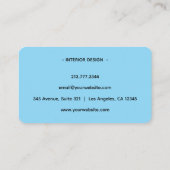 Modern Phoenix Logo Business Card Visitekaartje (Achterkant)