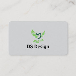 Modern Phoenix Logo Business Card Visitekaartje
