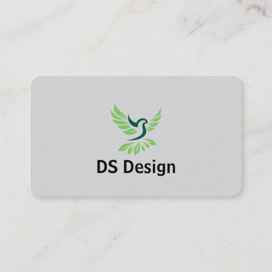 Modern Phoenix Logo Business Card Visitekaartje (Voorkant)