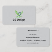 Modern Phoenix Logo Business Card Visitekaartje (Voorkant / Achterkant)