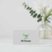 Modern Phoenix Logo Business Card Visitekaartje (Staand voorkant)