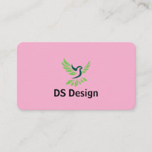 Modern Phoenix Logo Business Card