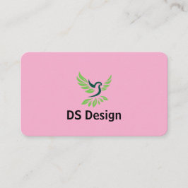 Modern Phoenix Logo Business Card Visitekaartje