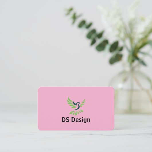 Modern Phoenix Logo Business Card Visitekaartje (Staand voorkant)