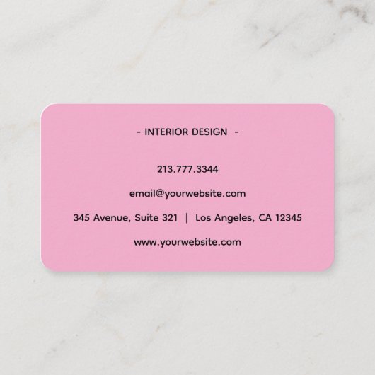 Modern Phoenix Logo Business Card Visitekaartje (Achterkant)