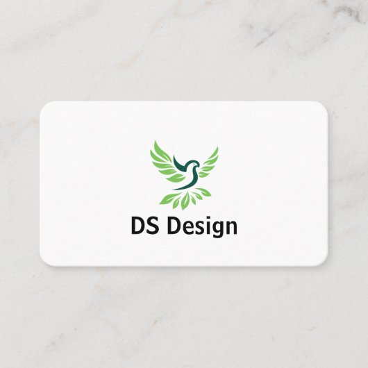 Modern Phoenix Logo Visitekaartje (Voorkant)