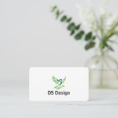 Modern Phoenix Logo Visitekaartje (Staand voorkant)