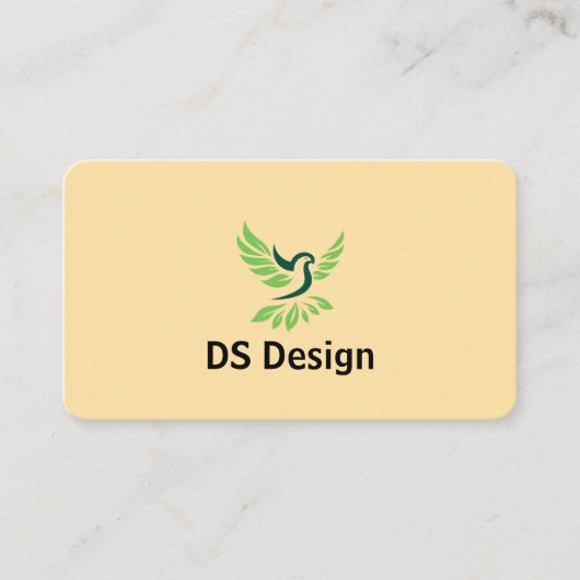 Modern Phoenix-logo visitekaartje (Voorkant)