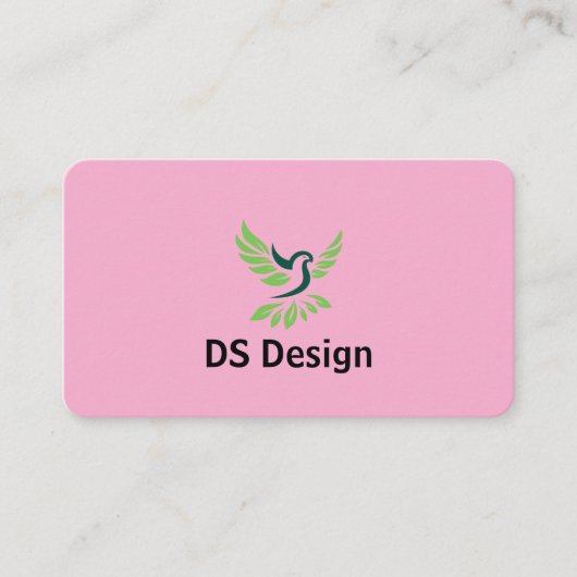 Modern Phoenix Logo Zakelijke Visitekaart Visitekaartje (Voorkant)