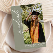 Modern Photo Afstuderen Aankondiging