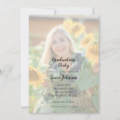 Modern Photo Afstuderen Aankondiging (Achterkant)