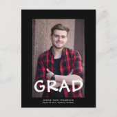Modern Photo Afstuderen Aankondigingskaart (Voorkant)