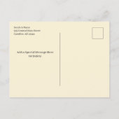 Modern Photo Afstuderen Announcement Briefkaart (Achterkant)