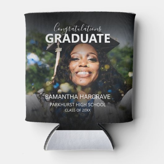 Modern Photo Afstuderen Blikjeskoeler (Voorkant)