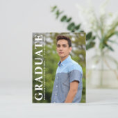 Modern Photo Afstuderen Class Afstuderen Aankondigingskaart (Staand voorkant)