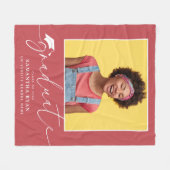 Modern Photo Afstuderen Fleece Deken (Voorkant (Horizontaal))