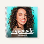 Modern Photo Afstuderen Gastenboek Notitieboek (Voorkant)