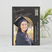 Modern Photo Afstuderen Kaart (Staand voorkant)