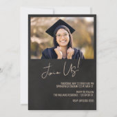 Modern Photo Afstuderen Kaart (Achterkant)