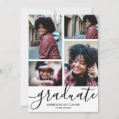 Modern Photo Afstuderen Kaart (Voorkant)
