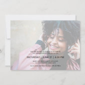 Modern Photo Afstuderen Kaart (Achterkant)