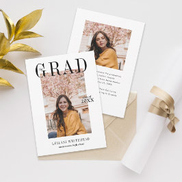Modern Photo Afstuderen Kaart