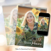 Modern Photo Afstuderen Kaart