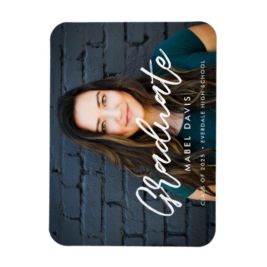 Modern Photo afstuderen Magneet (Verticaal)