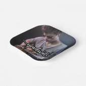 Modern Photo Afstuderen Papieren Bordje (Gebogen)