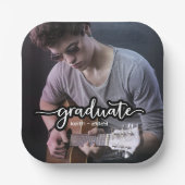 Modern Photo Afstuderen Papieren Bordje (Voorkant)