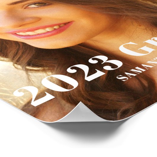 Modern Photo Afstuderen Poster (Hoek)