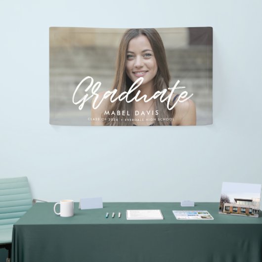 Modern Photo afstuderen Spandoek (Beurs)