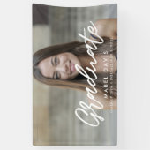 Modern Photo afstuderen Spandoek (Verticaal)