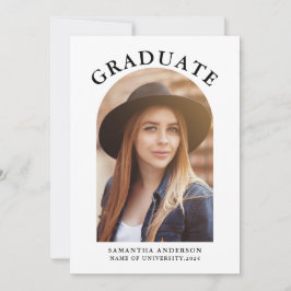 Modern Photo Arch Afstuderen Aankondiging