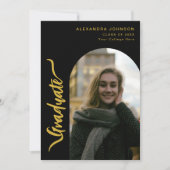 Modern Photo Arch Afstuderen Aankondiging (Voorkant)