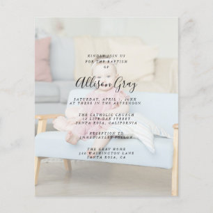 Modern Photo Baptisme   Begrotingsbrochure Flyer