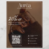 Modern Photo Beauty Salon Flyer (Voorkant)