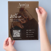 Modern Photo Beauty Salon Flyer (Hand)