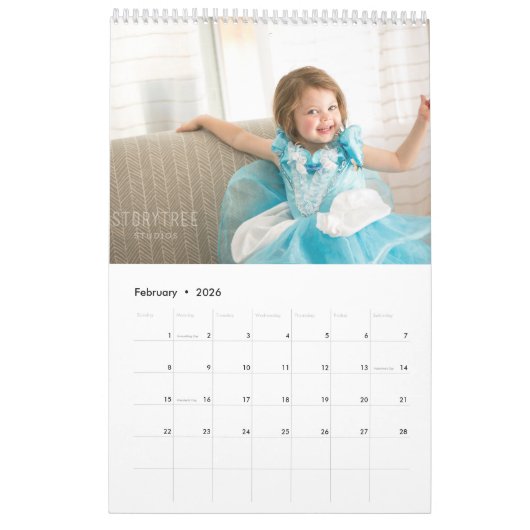 Modern Photo Blue Cover Kalender (Feb 2026)