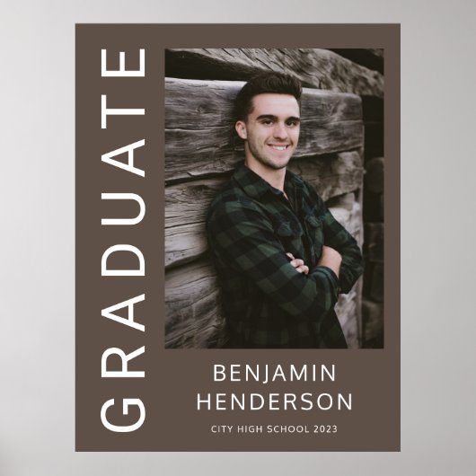 Modern Photo Boy 2023 Afstuderen Poster (Voorkant)