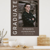 Modern Photo Boy 2023 Afstuderen Poster (Keuken)