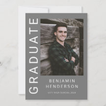 Modern Photo Boy Afstuderen